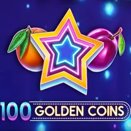 100 Golden Coins slot logo by Amusnet Interactive at Gxbet Casino