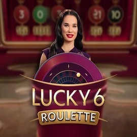 Official Live Casino logo: Lucky 6 Roulette by Pragmatic Play at Gxbet Casino
