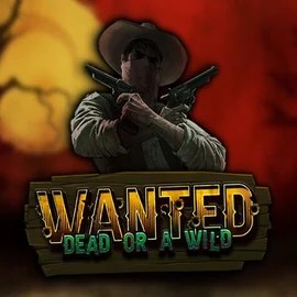 Official Slots logo: Wanted Dead or a Wild by Hacksaw Gaming at Gxbet Casino